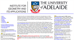 Desktop Screenshot of iga.adelaide.edu.au