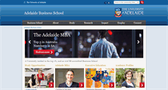 Desktop Screenshot of business.adelaide.edu.au