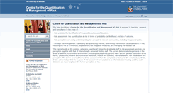 Desktop Screenshot of cqmr.adelaide.edu.au