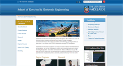 Desktop Screenshot of eleceng.adelaide.edu.au