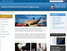 Tablet Screenshot of eleceng.adelaide.edu.au